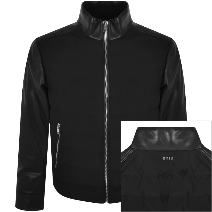 Half sleeve leather jacket clearance